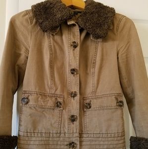 Women's Brown Jacket (Size S, Brand Zara)